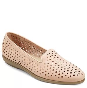 NWB AEROSOLES You Betcha Casual Loafer‎ Nude Nubuck Color Size 11